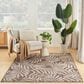 Nourison Garden Oasis Nature Mocha 5" x 7" Indoor/Outdoor Area Rug, , large