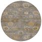 Dalyn Rug Company Aristo Gray 8" Round Area Rug, , large