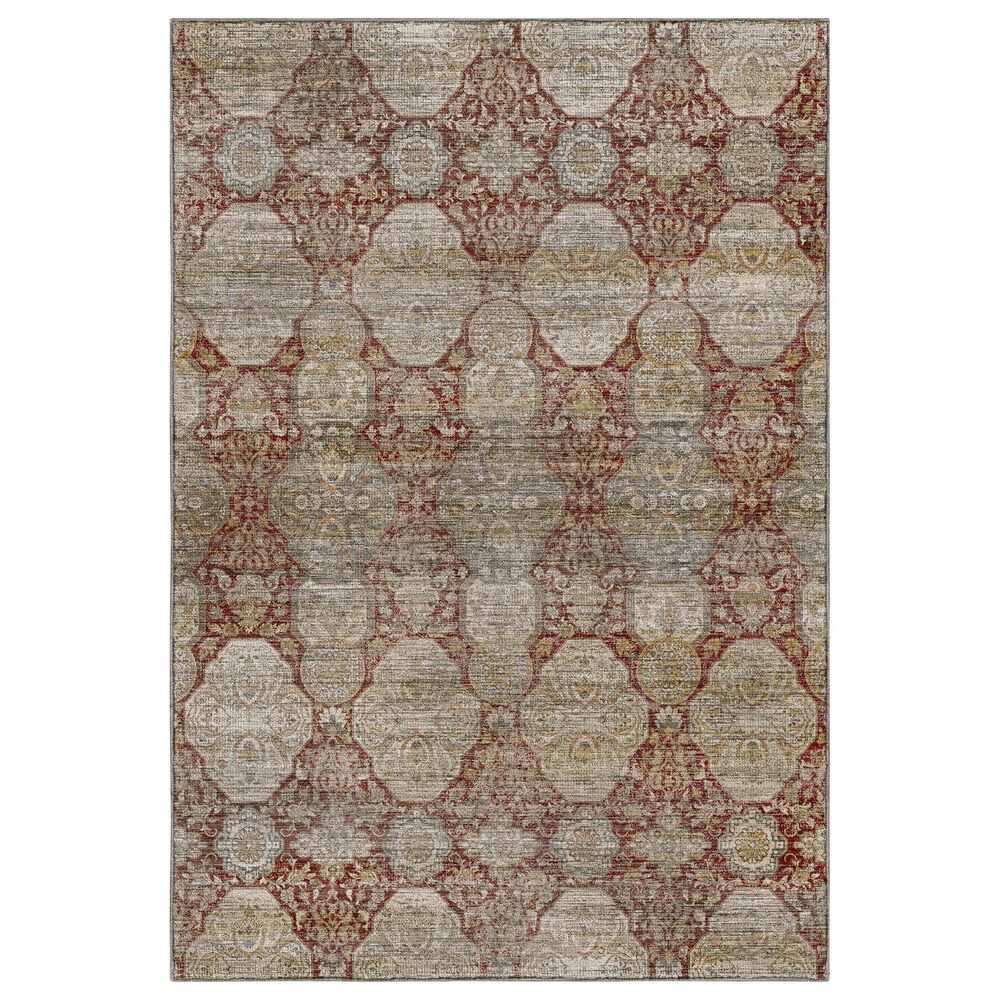 Dalyn Rug Company Aristo Burgundy 6'6" x 9'6" Area Rug, , large