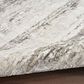 Nourison Glitz GLZ10 Cream and Grey 2"3" x 7"6" Runner, , large