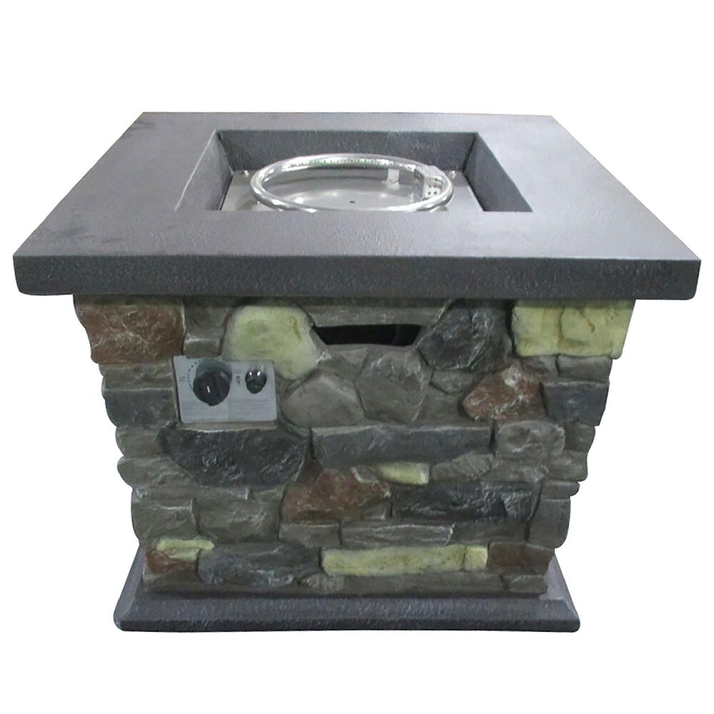 Noble House St. Marta 5-Piece Patio Fire Pit Chat Set in Beige, , large