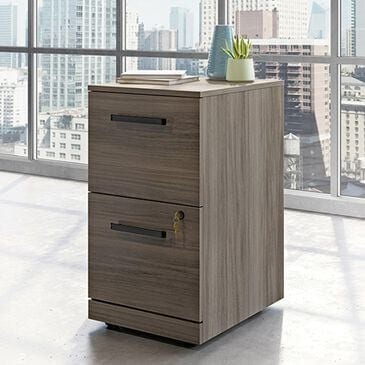Sauder Affirm Two Drawer Mobile File Cabinet in Hudson Elm, , large