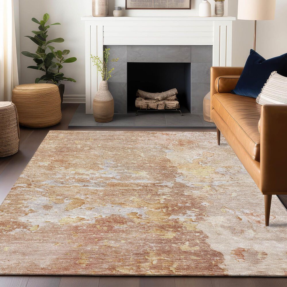 Dalyn Rug Company Ravenna RN3 8&#39; x 10&#39; Salmon Area Rug, , large