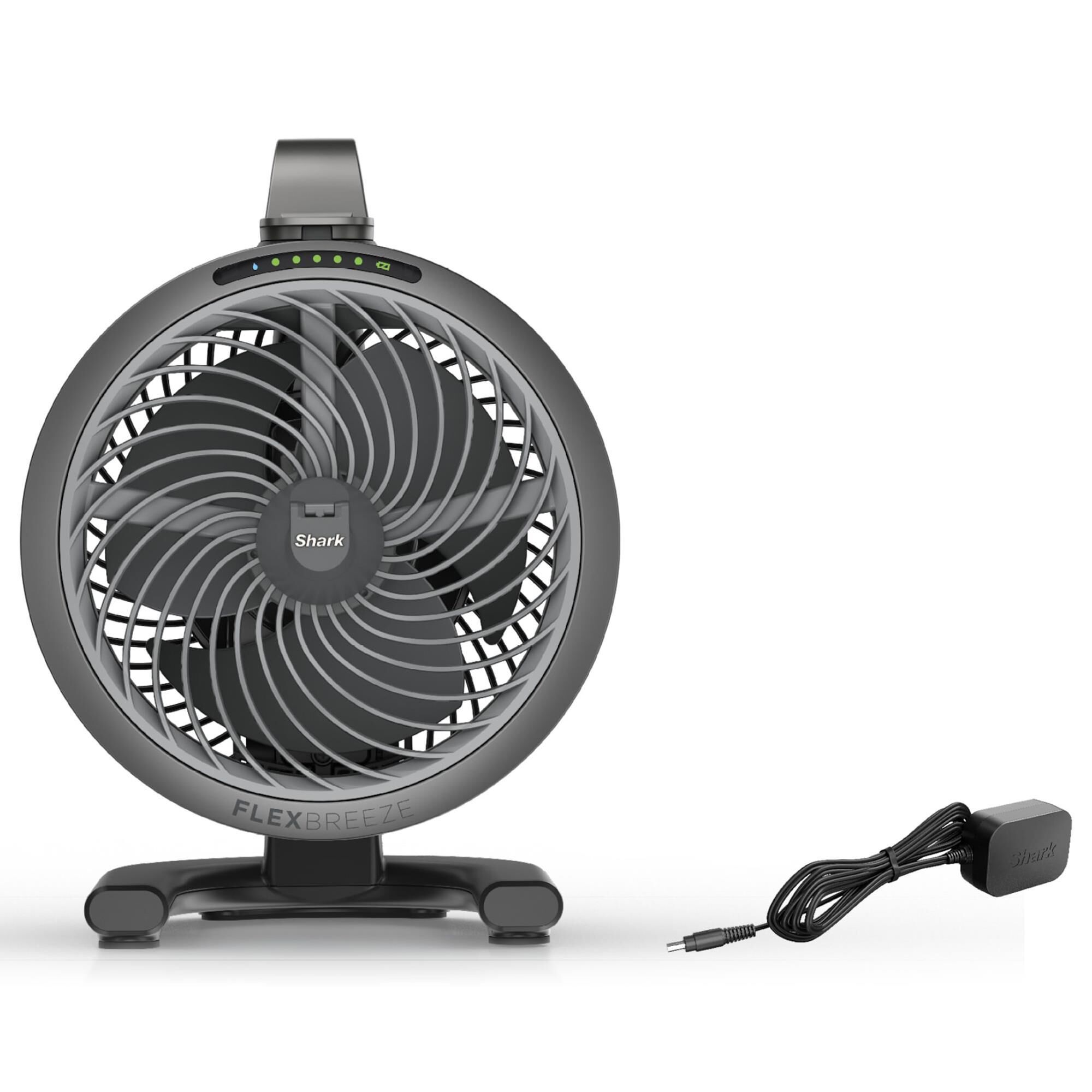 Shark（シャーク） FlexBreeze HydroGoグレー Shark FlexBreeze HydroGo Pro Fan in Graphite