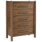 Riverside Furniture Henderson 5 Piece Queen Platform Panel Bedroom Set in Toasted Pecan, , large