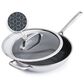 Green Pan Spectra 12" Wok with Lid in Stainless Steel, , large
