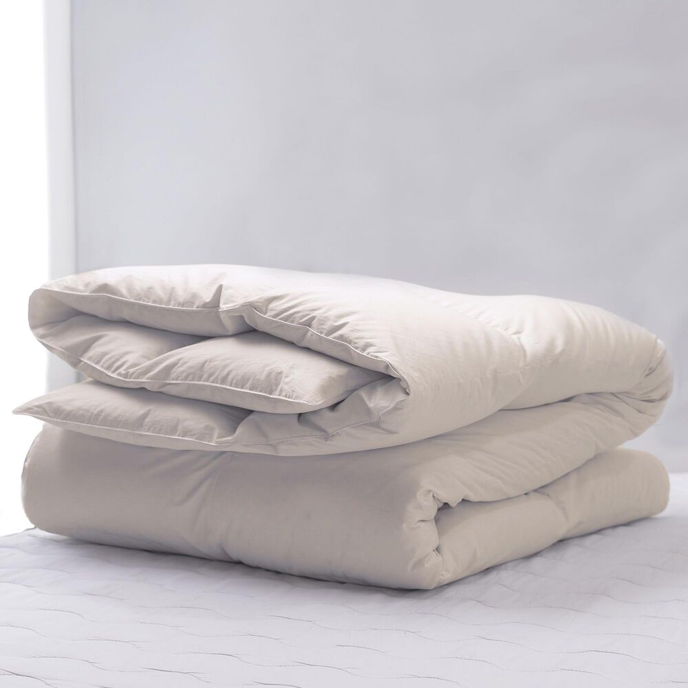 Allied Home 100% Organic Cotton King Comforter in White, , large