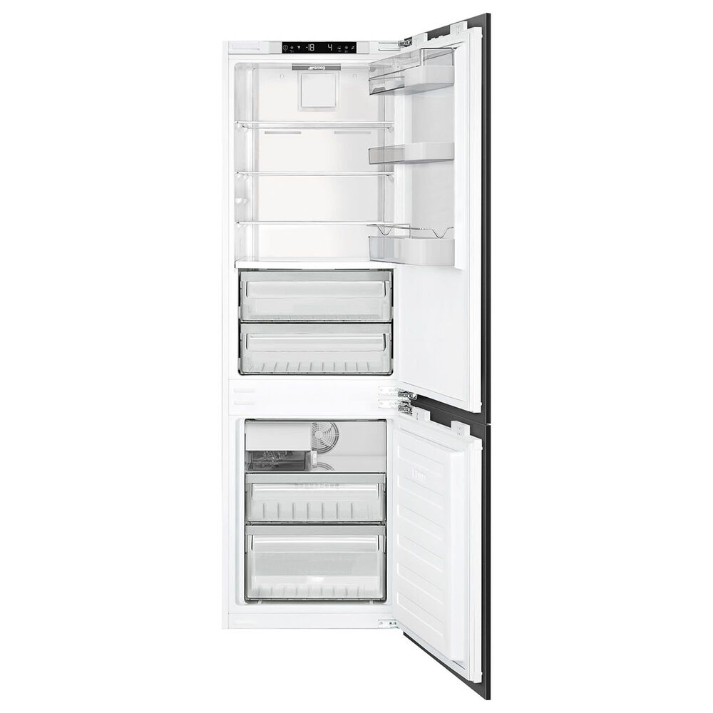 SMEG 9.18 Cu. Ft. Built-In Bottom Mount Refrigerator with Reversible Door in Panel Ready, , large