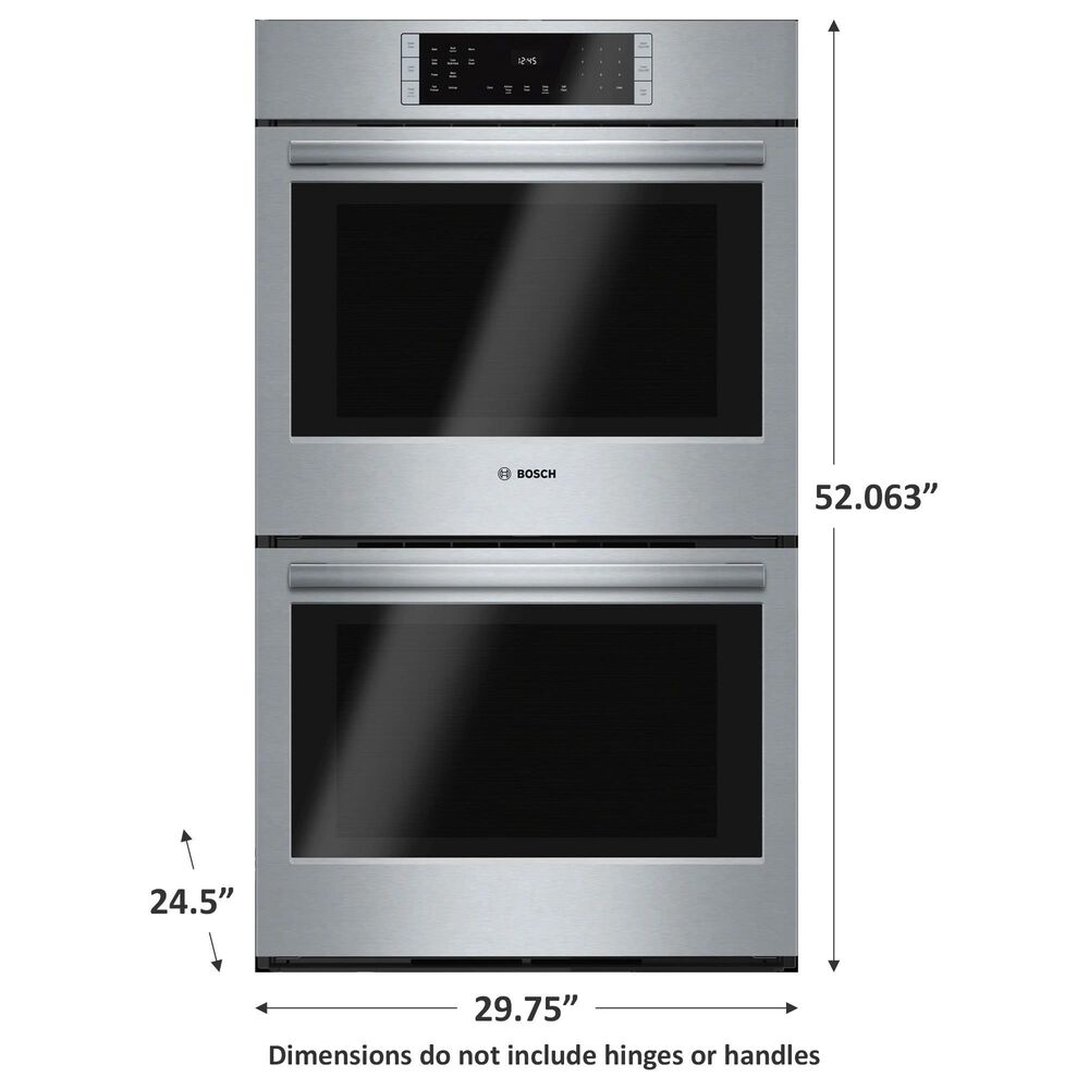 Bosch 30&quot; Double Wall Oven in Stainless Steel, , large