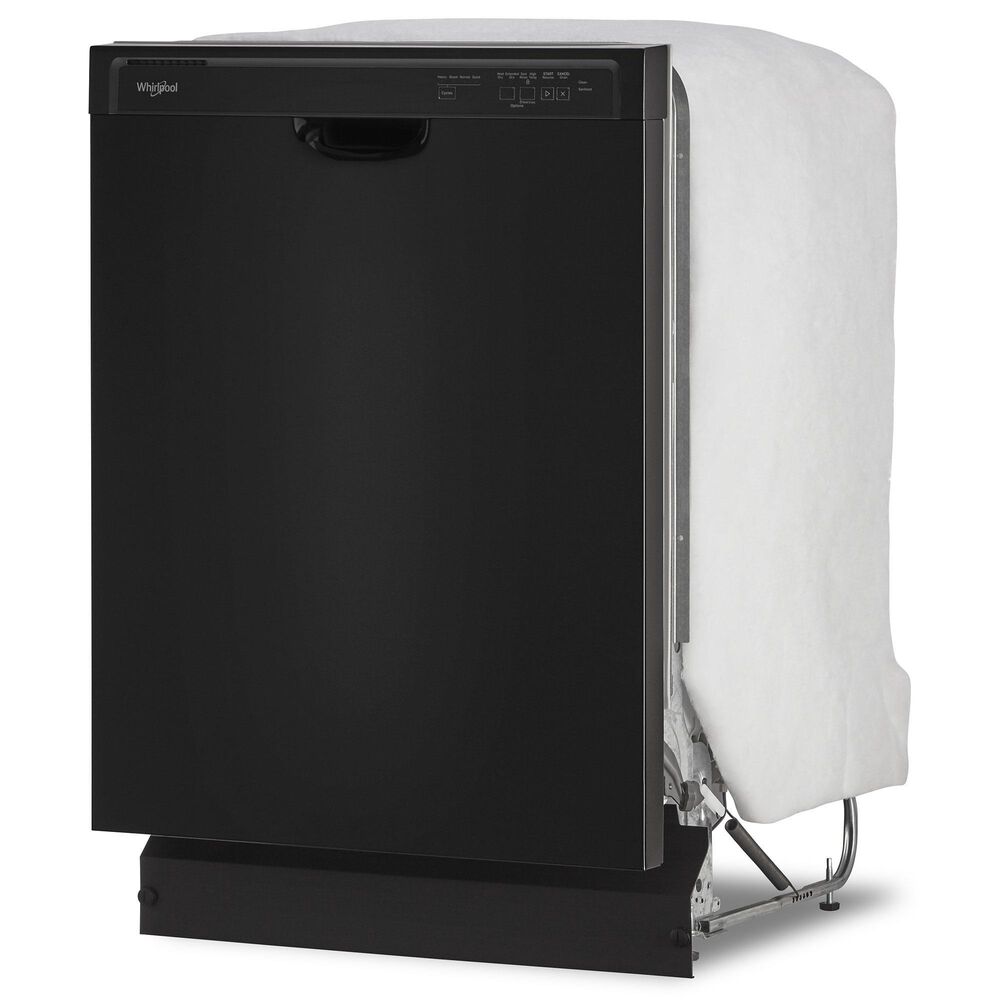 Whirlpool 24&quot; Built In Dishwasher with Boost Cycle in Black, , large