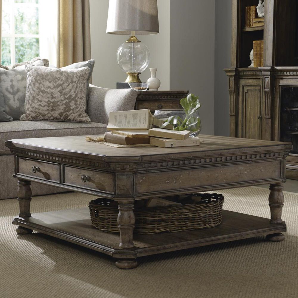 Hooker Furniture Sorella Rectangle Coffee Table in Taupe, , large