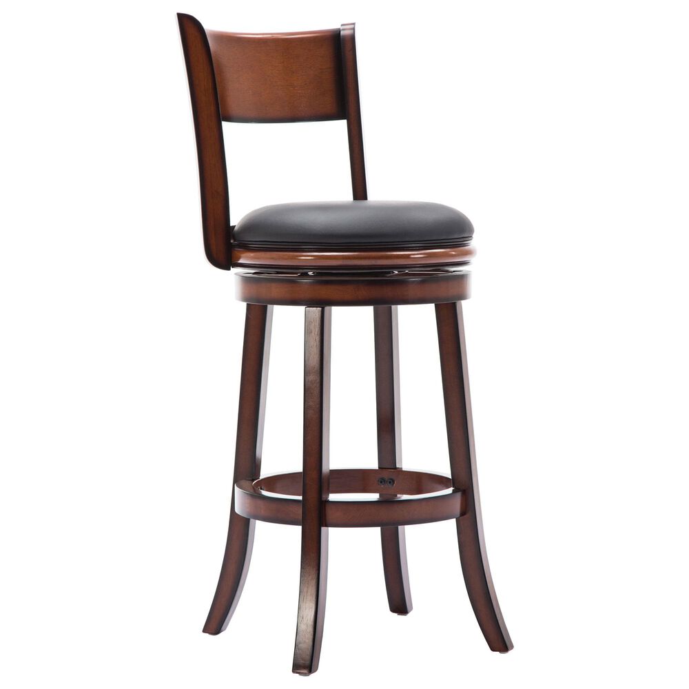 Boraam Industries Palmetto 29" Swivel Barstool in Brandy, , large