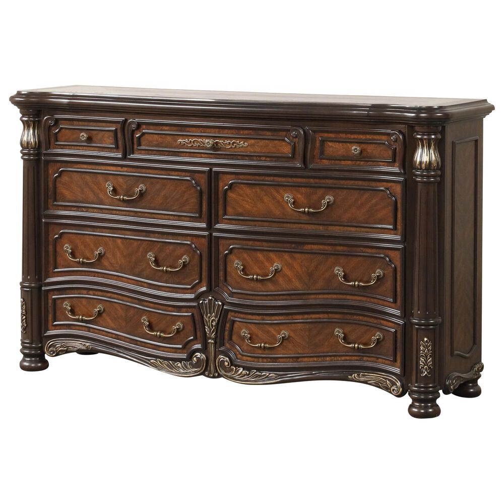 New Heritage Design Bella Note Dresser Only in Mahogany, , large
