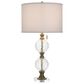 Stylecraft Lamps Table Lamp in Subal Gold and Clear, , large