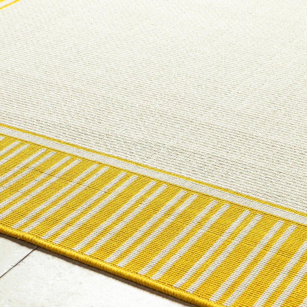 Surya Alfresco 2&#39;5&quot; x 4&#39;5&quot; Pearl, Saffron, Beige and Tan Indoor/Outdoor Area Rug, , large