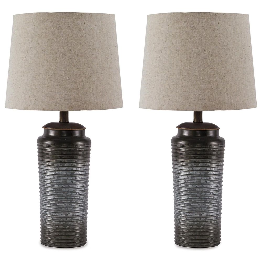 Ashley Norbert Table Lamp in Gray (Set of 2), , large