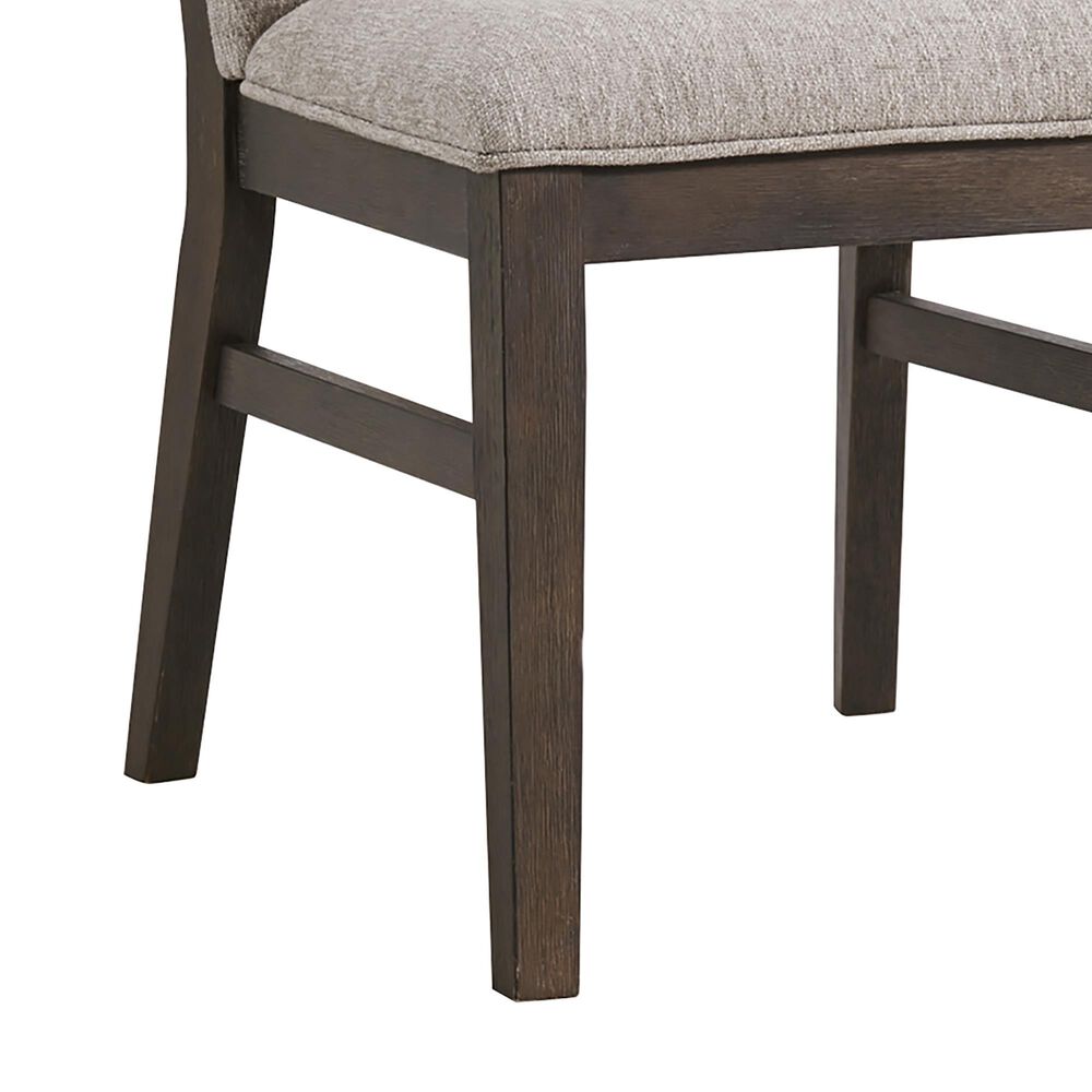 Hawthorne Furniture Hearst Side Chair w/Upholstered Seat and Back in Reclaimed Chevron, , large