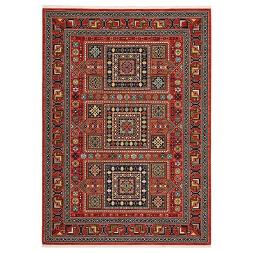 Oriental Weavers Lilihan Geometric 002C6 2" x 6" Red Scatter Rug, , large