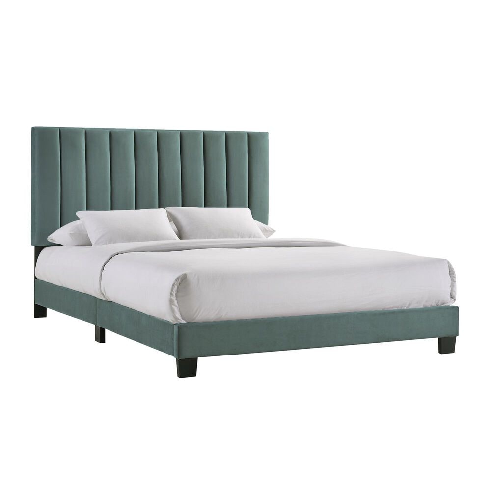 Mayberry Hill Coyote 3 Piece Queen Bedroom Set in Carrol Emerald, , large