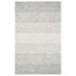 Safavieh Micro-Loop MLP353F 5" x 8" Gray and Ivory Area Rug, , large