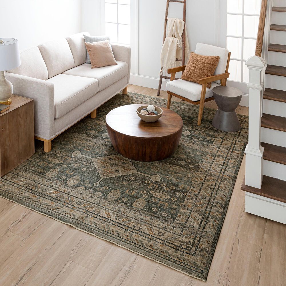 Karastan Echo Milo 5&#39; x 7&#39;10&quot; Grey Area Rug, , large