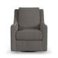 Flexsteel Murph Swivel Glider Chair in Carbon, , large