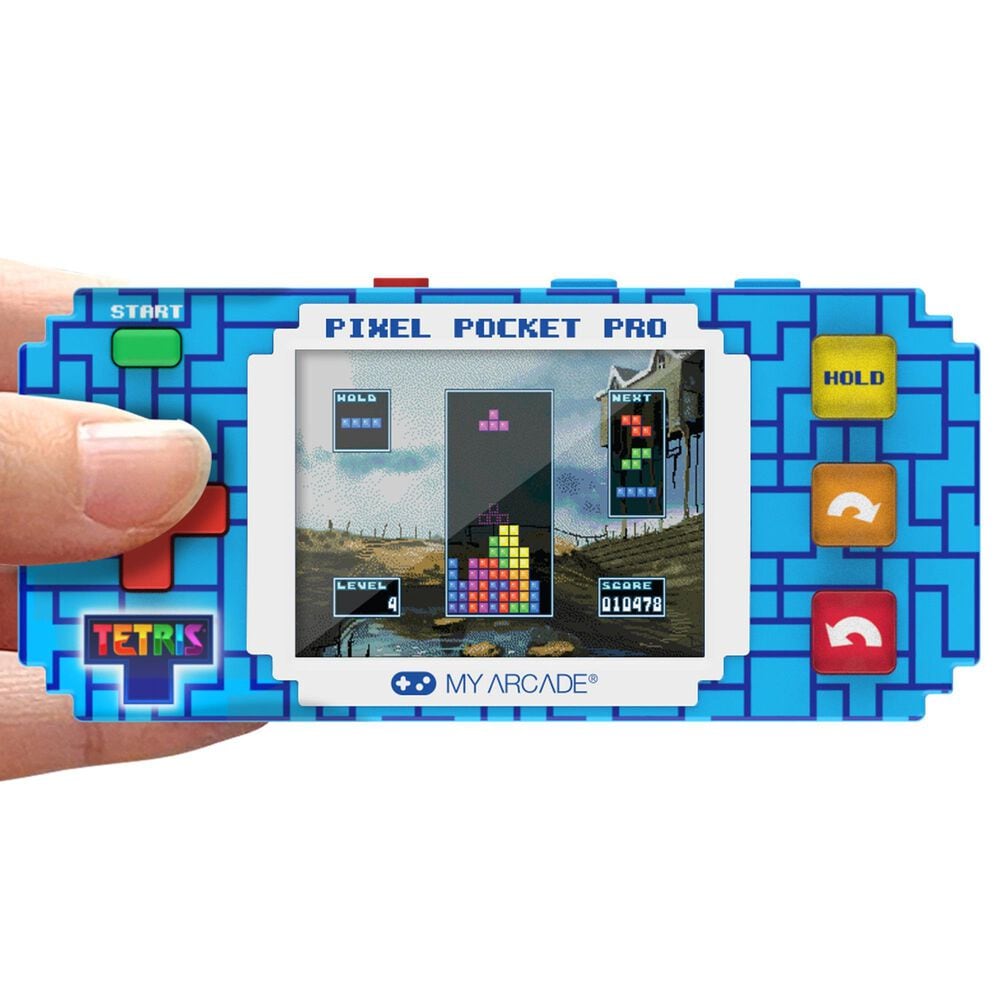 My Arcade Tetris Pixel Pocket Pro Handheld System in Multicolor, , large