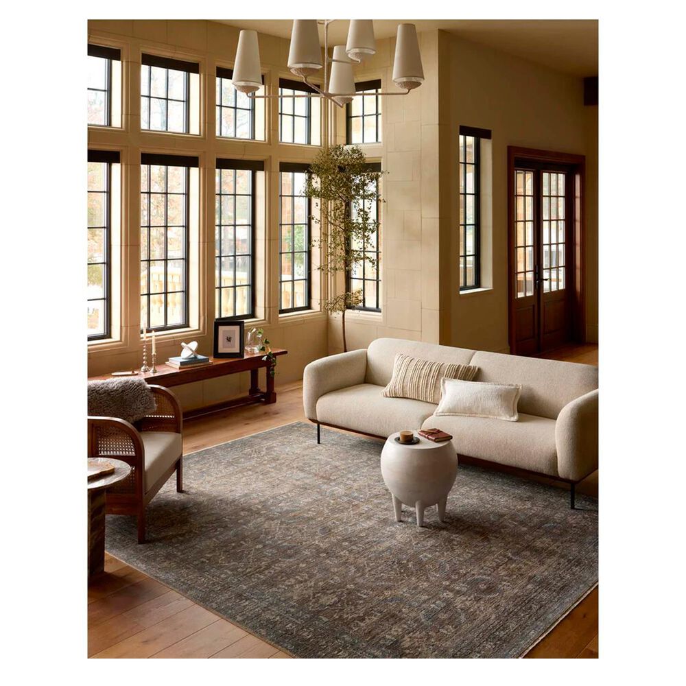 Loloi Loloi Heritage Lagoon / Tobacco 3&#39;-0&quot; x 5&#39;-0&quot; Accent Rug, , large
