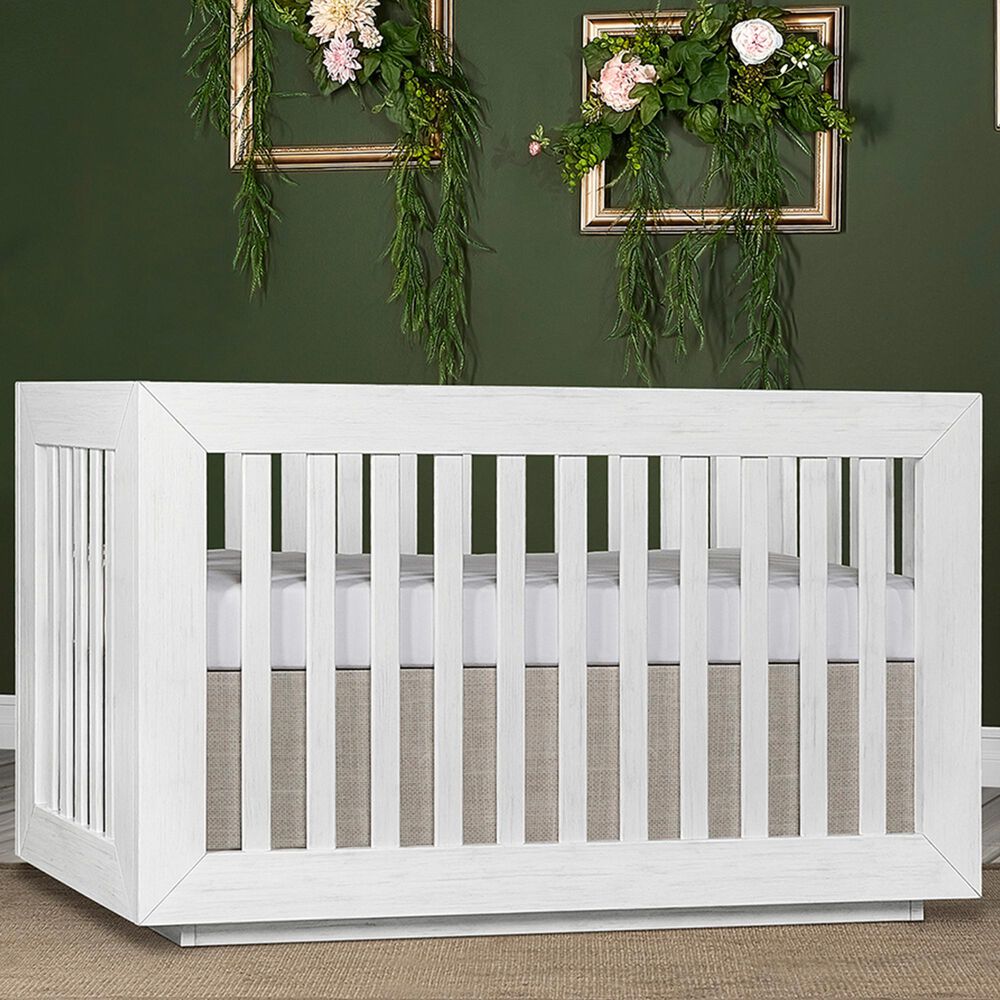 Evolur Maddox Convertible Crib in Weathered White, , large