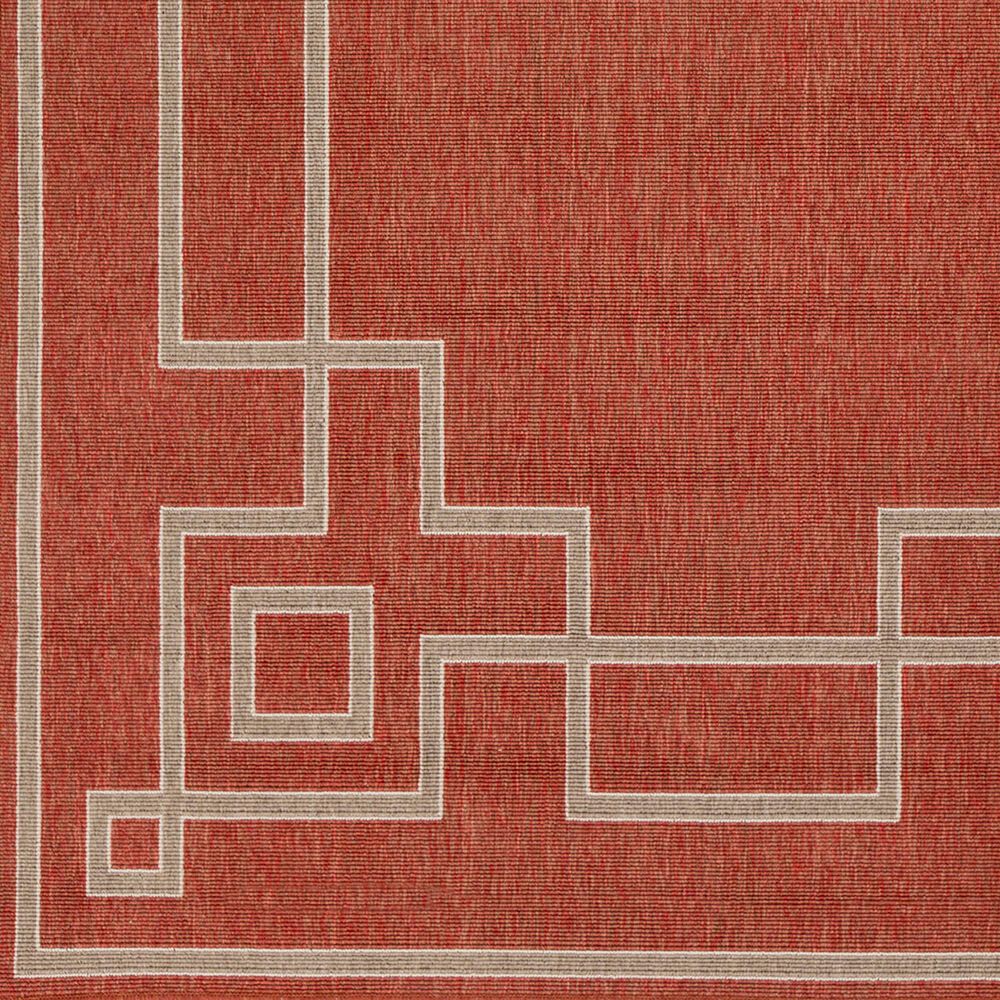 Surya Alfresco 2&#39;5&quot; x 11&#39;10&quot; Rust, Brown and Beige Indoor/Outdoor Runner, , large