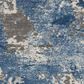 Nourison Rustic Textures RUS08 Grey and Blue 3"11" x 5"11" Area Rug, , large