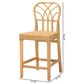 Baxton Studio Monaco Counter Stool in Natural Brown and Light Honey, , large