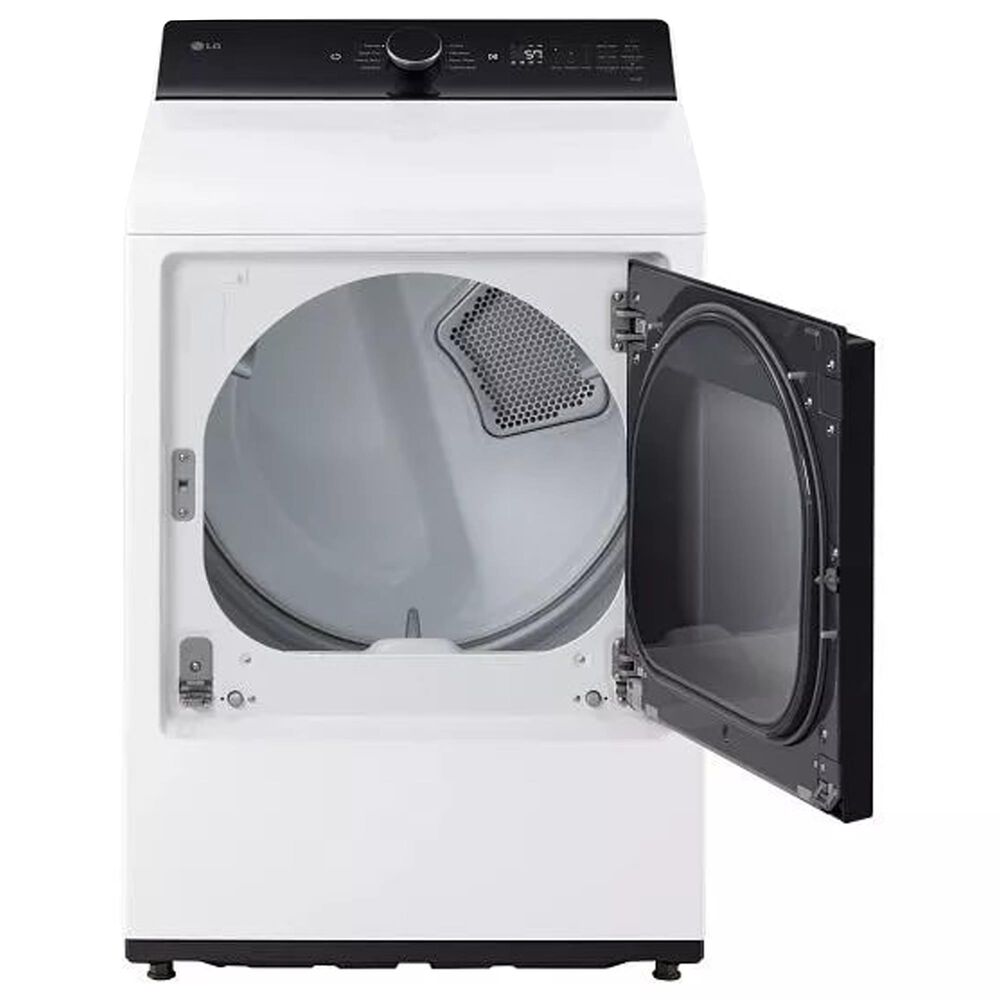 LG 5.3 Cu. Ft. Top Load Washer and 7.3 Cu. Ft. Gas Dryer with AI Sensing in Alpine White, , large