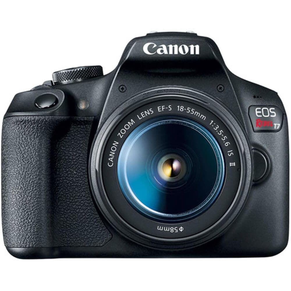Canon EOS Rebel T7 DSLR Camera with 18-55mm Lens in Black, , large