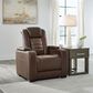 Ashley High Impact Power Recliner with Adjustable Headrest in Tobacco, , large