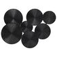 Maple and Jade 39" x 53" Plate Carved Pinwheel Home Wall Decor in Black, , large