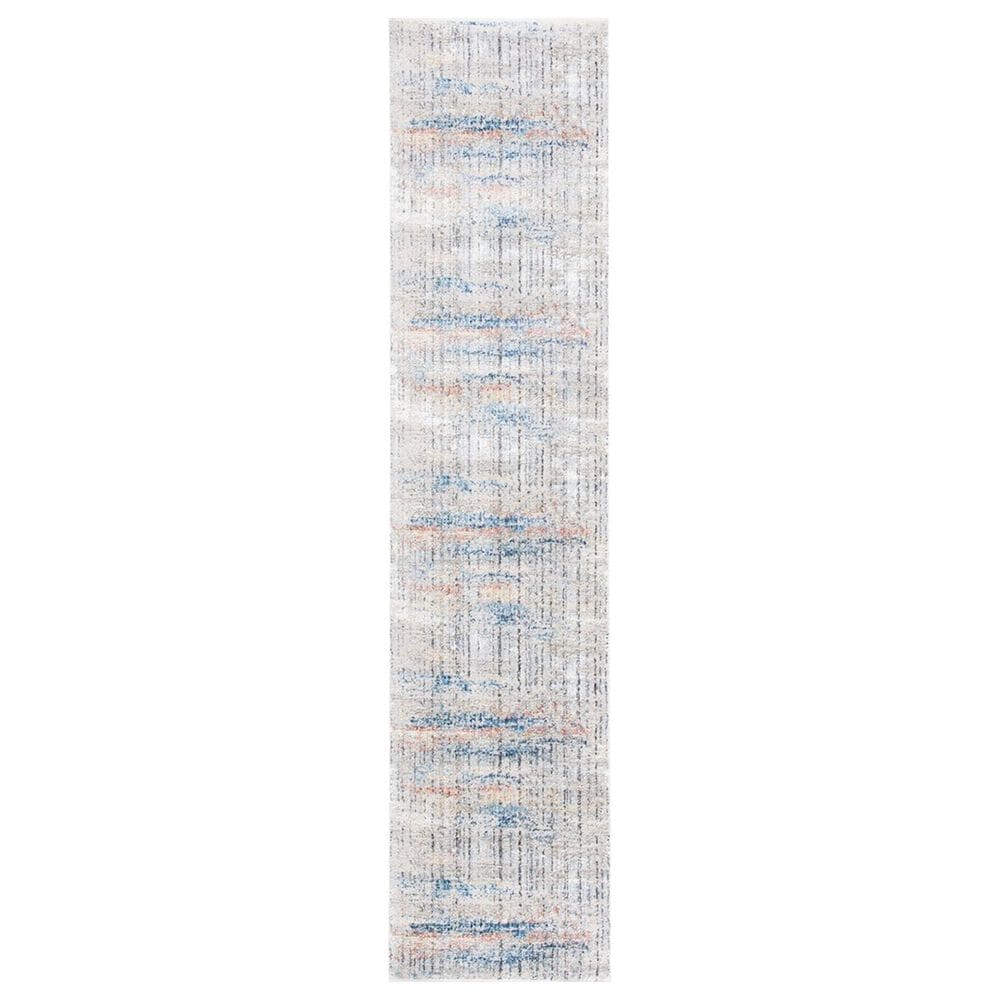 Safavieh Dream DRM427G 2" x 8" Grey and Blue Runner, , large