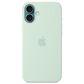 Apple Silicone Case with MagSafe for iPhone 16 Plus in Aquamarine, , large