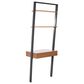 Safavieh Kamy 2-Shelf Leaning Desk in Natural/Charcoal, , large