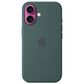 Apple Silicone Case with MagSafe for iPhone 16 in Lake Green, , large