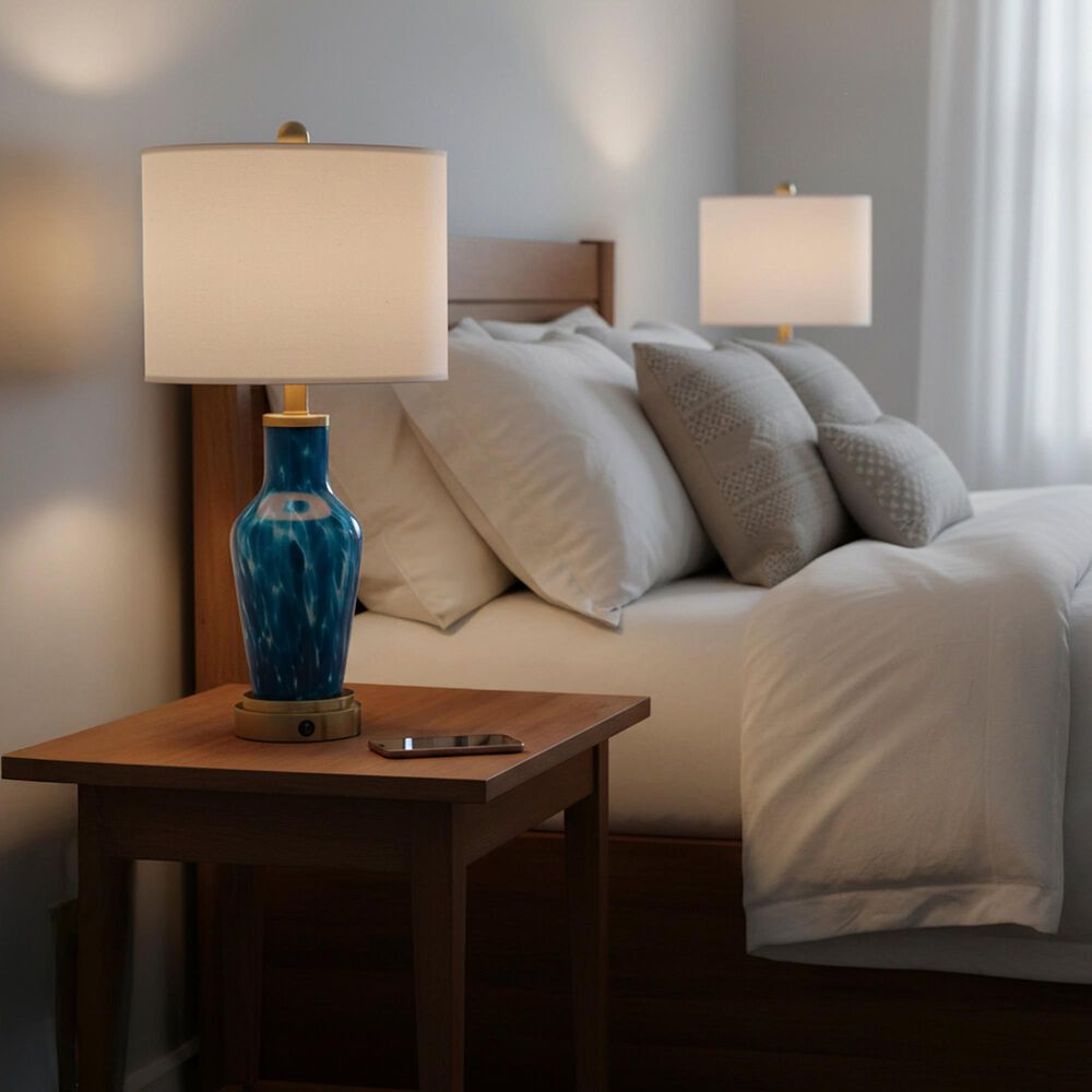 Adesso Grady Table Lamp in Blue (Set of 2), , large
