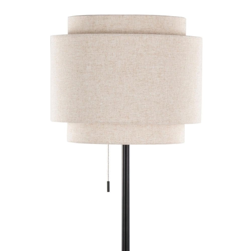 Grandview Gallery Tier Floor Lamp in Black, , large