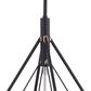 Vaxcel Bartlett 4-Light Pendant in Oil Rubbed Bronze and Satin Nickel, , large