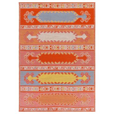 Surya Carpet, Inc. Sajal 2" x 3" Brick Red, Camel, Ivory, Rose, Light Blue and Mustard Area Rug, , large