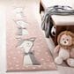 Safavieh Carousel CRK191P 2"3" x 6" Pink and Ivory Kids Runner, , large