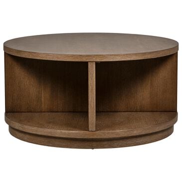 Shannon Hills Landry 4-Shelf Round Cocktail Table in Casual Mink, , large