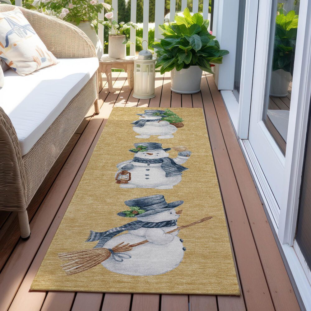 Dalyn Rug Company Wonderland WN34 Gold 2&#39;3&quot; x 7&#39;6&quot; Runner, , large