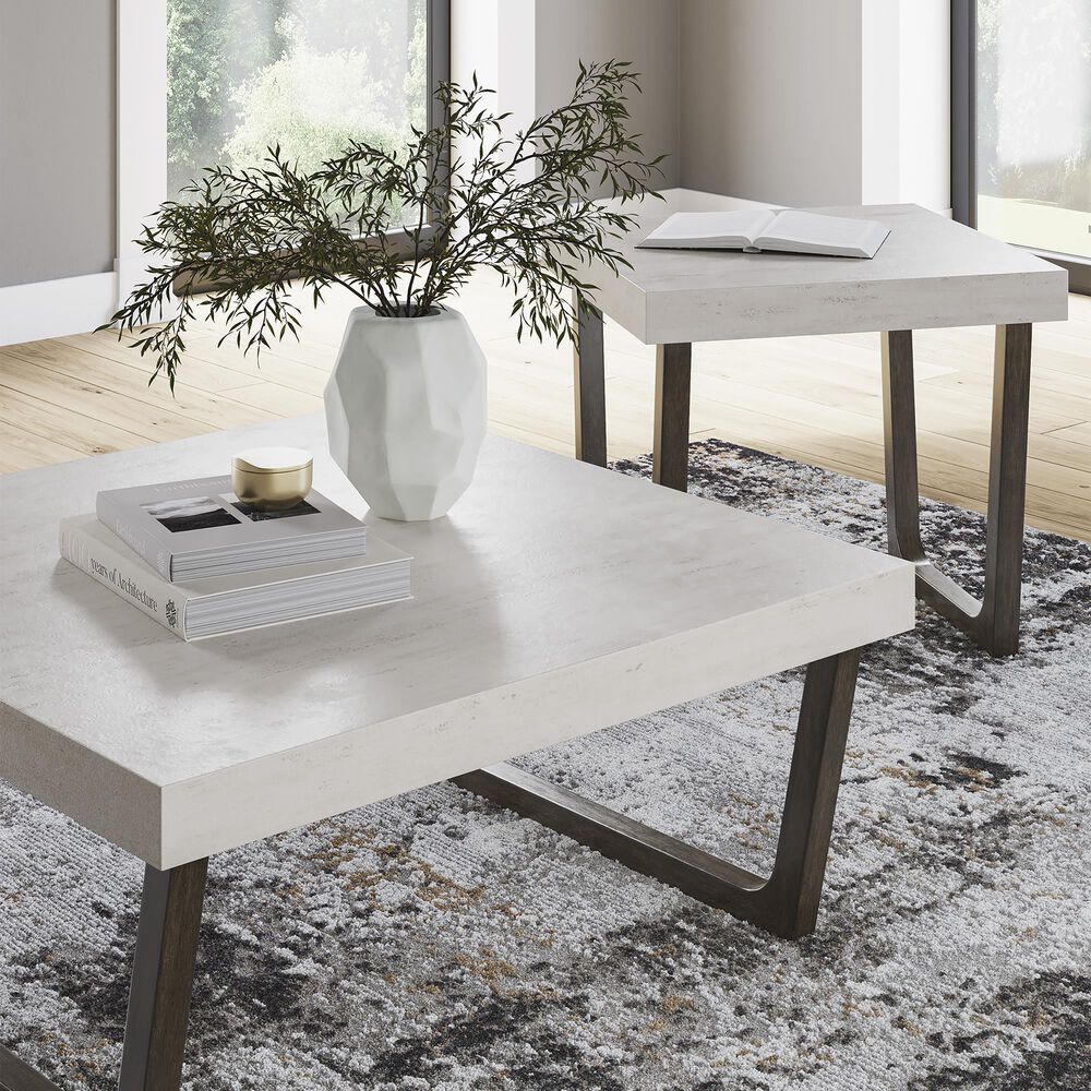 Ashley Westenfort 2-Piece Occasional Table Set in Espresso and Gray, , large