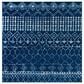 Safavieh Tulum Transitional 6"7" Square Navy and Ivory Area Rug, , large