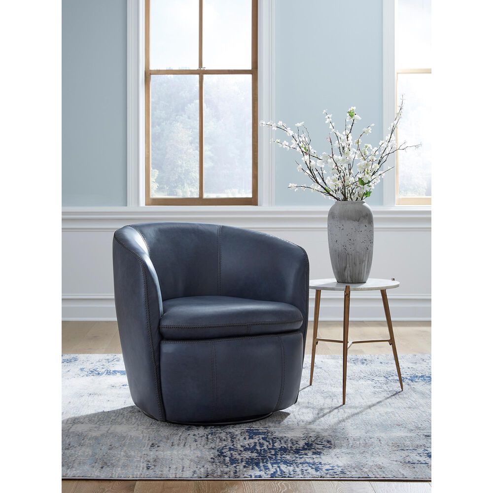 Ashley Kierreys Swivel Chair in Ocean, , large